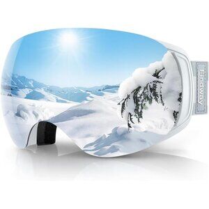 Ski Goggles OTG for Women Men Adult Youth-Over Glasses Snow